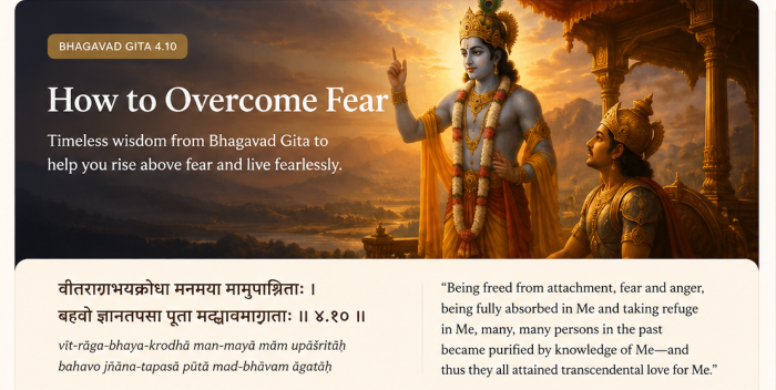 How to overcome fear